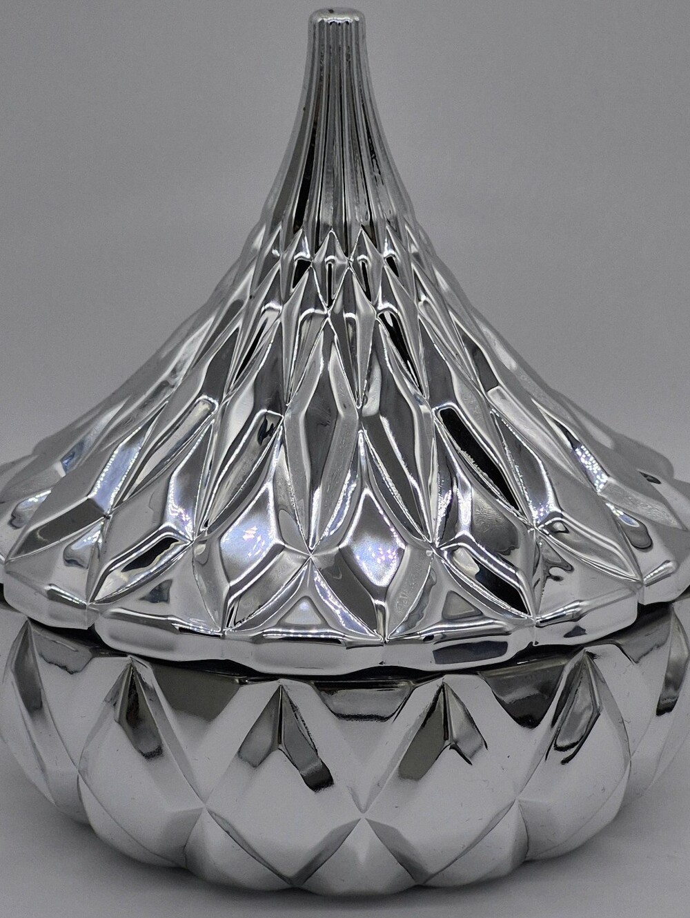 ✨ Hershey's Kisses Silver Candy Dish w/ Box by Godinger